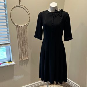 Black Retro Style Hell Bunny Vixen Dress Size Small